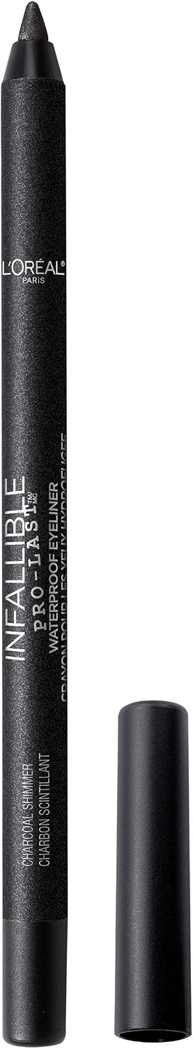 L'Oreal Paris Black Shimmer waterproof pencil eyeliner, 0.042 oz.