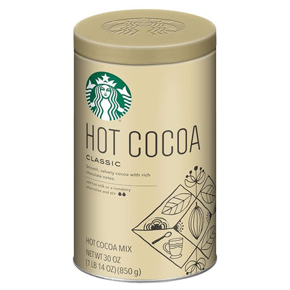 Starbucks Classic Hot Cocoa 30 ounce pack