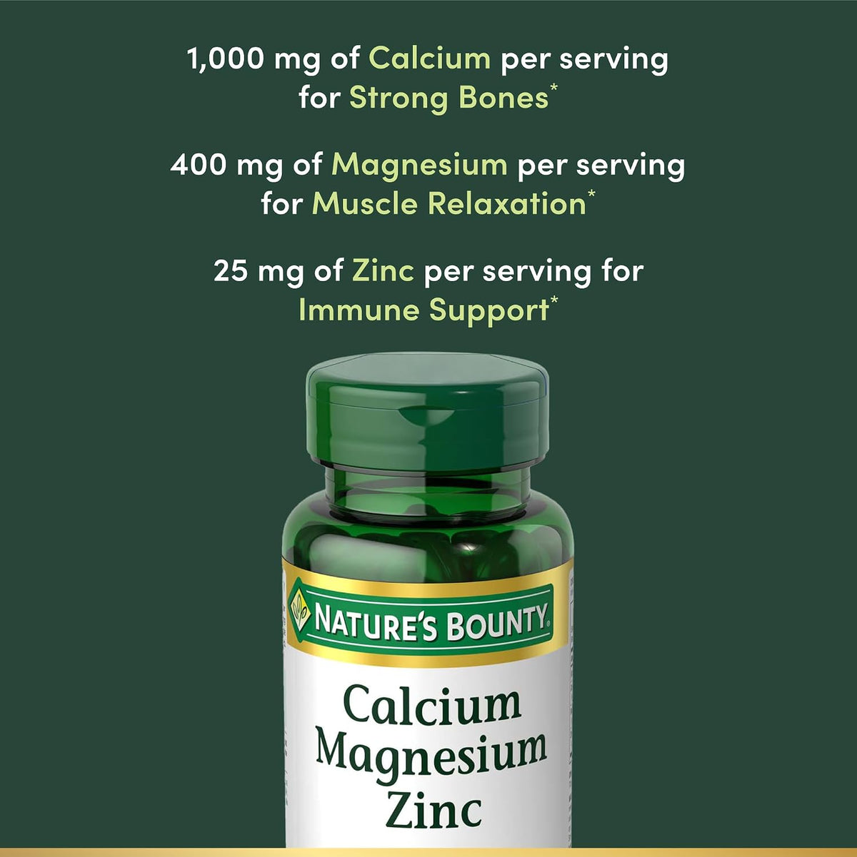 Nature's Bounty coated caplets for daily mineral support