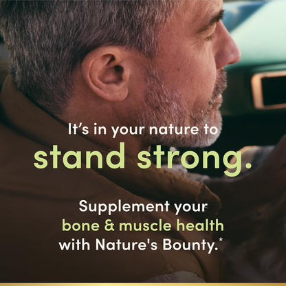 Nature's Bounty Calcium Magnesium Zinc bottle packaging