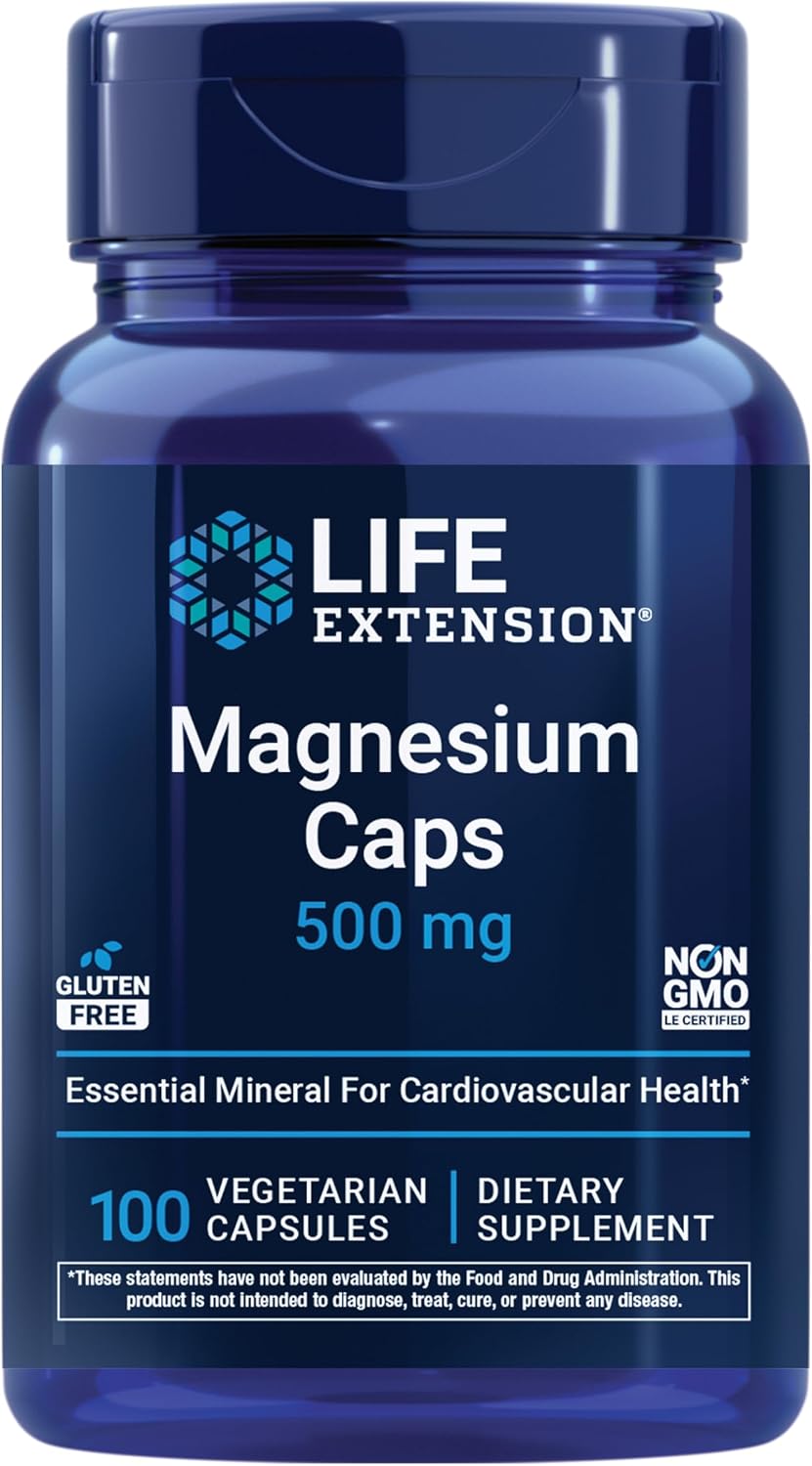 Life Extension magnesium vegetarian capsules supplement
