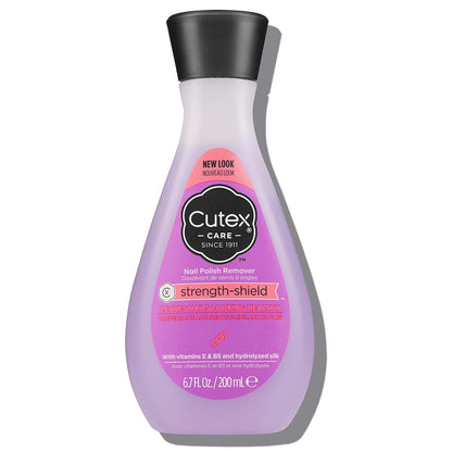 Cutex nail polish remover with vitamins E and B5