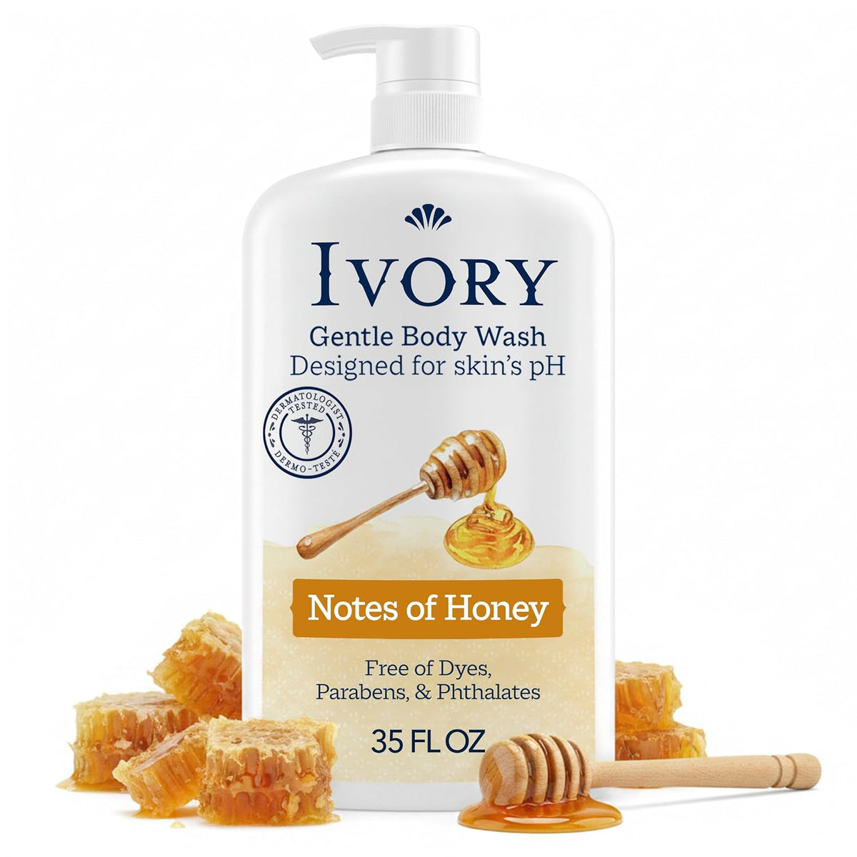 Ivory body wash for the whole family honey scent