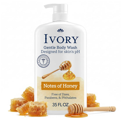 Ivory body wash for the whole family honey scent