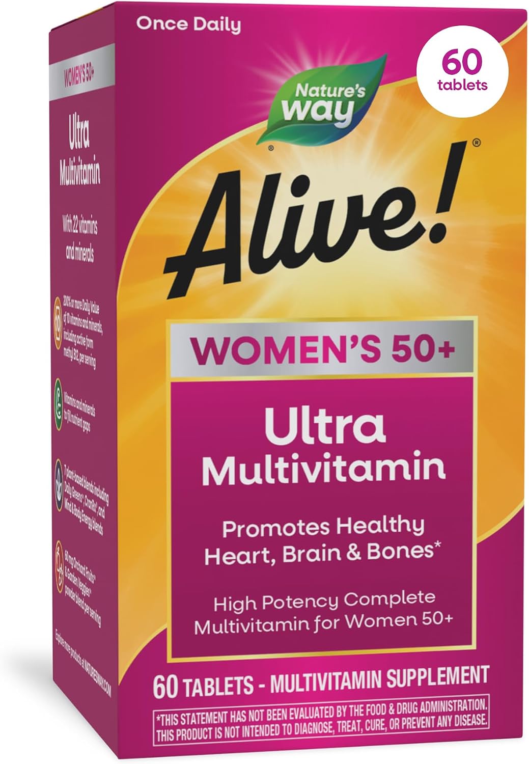 Nature's Way women's 50+ ultra potency vitamins 60 ct