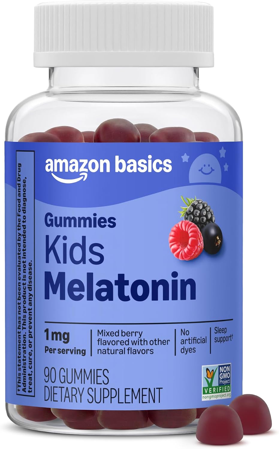 Kids melatonin dietary supplement gummies 90 count