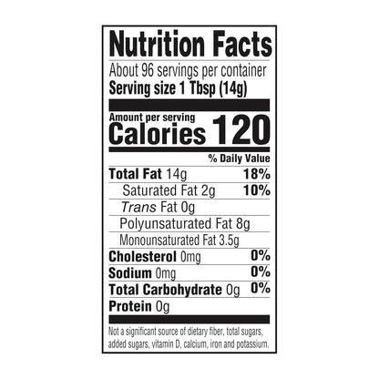 48 fl oz vegetable oil bottle from Amazon Grocery