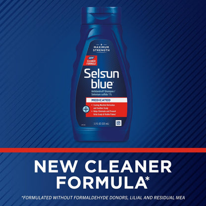 Selsun Blue antidandruff shampoo with selenium sulfide