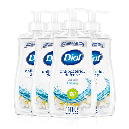 Dial Antibacterial Defense hand soap pump bottle