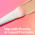 Two-toned Polymax bristles on wet n wild foundation brush