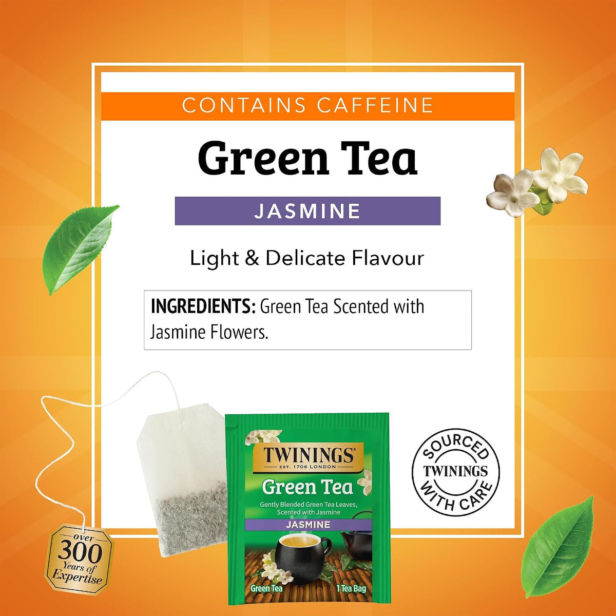 100 count Twinings jasmine green tea box