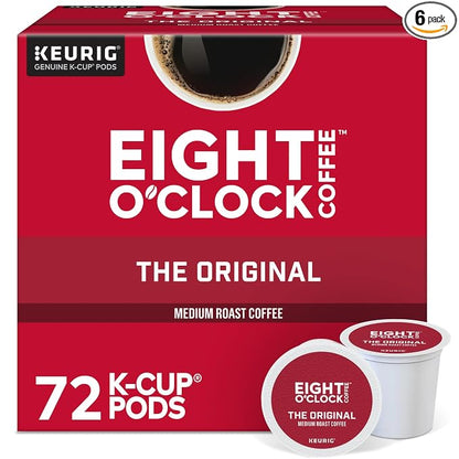 Eight O'Clock Coffee Original medium roast K-Cup pods 72 count