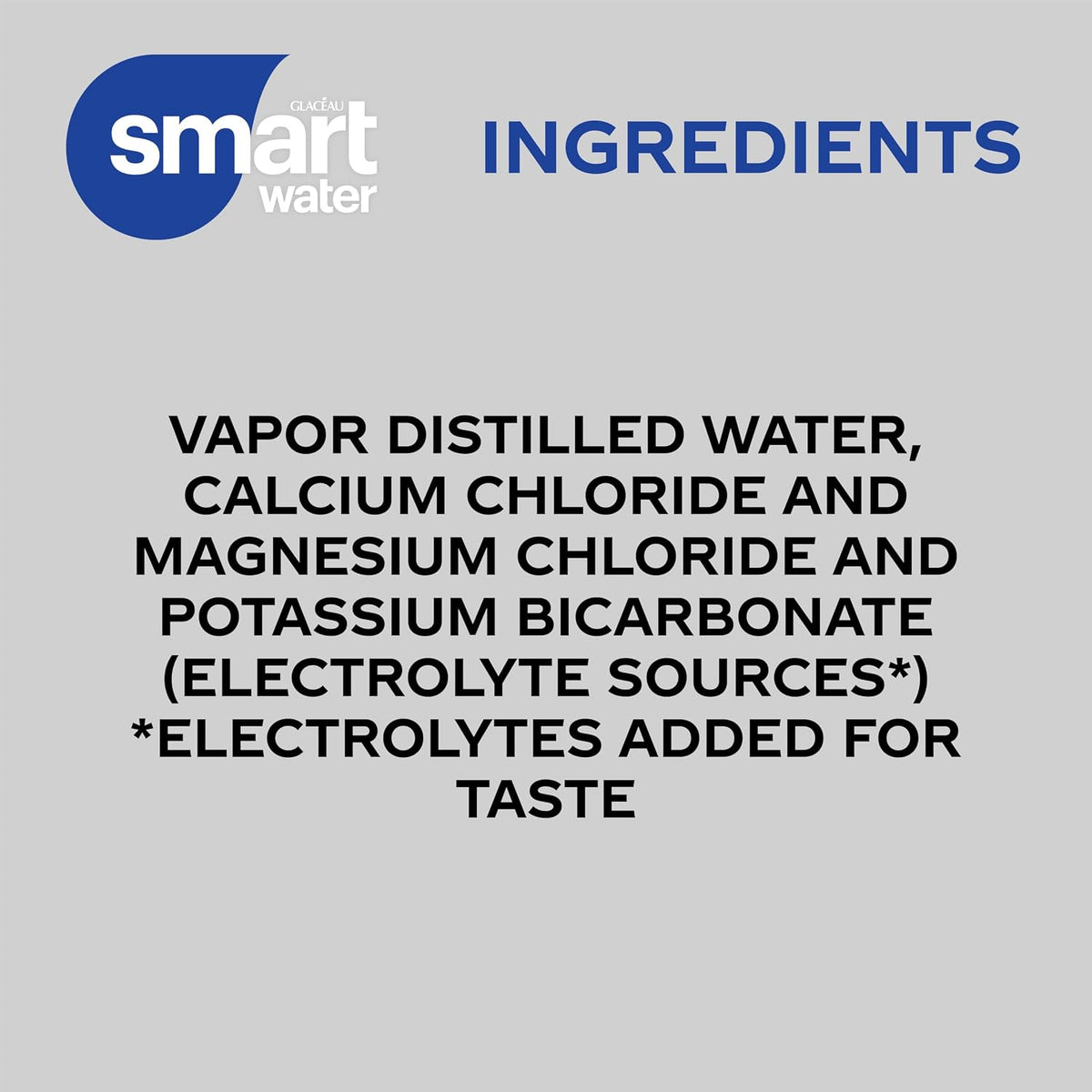 smartwater vapor distilled cans for hydration