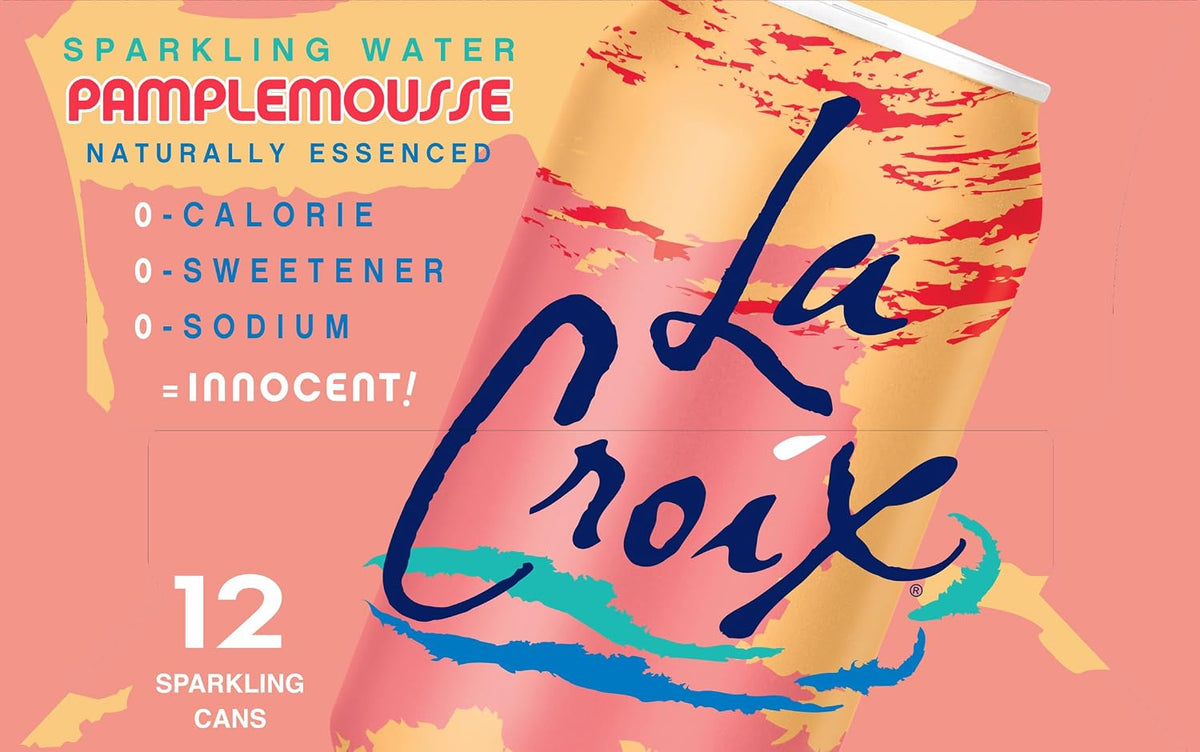 La Croix grapefruit water 12 fl oz pack