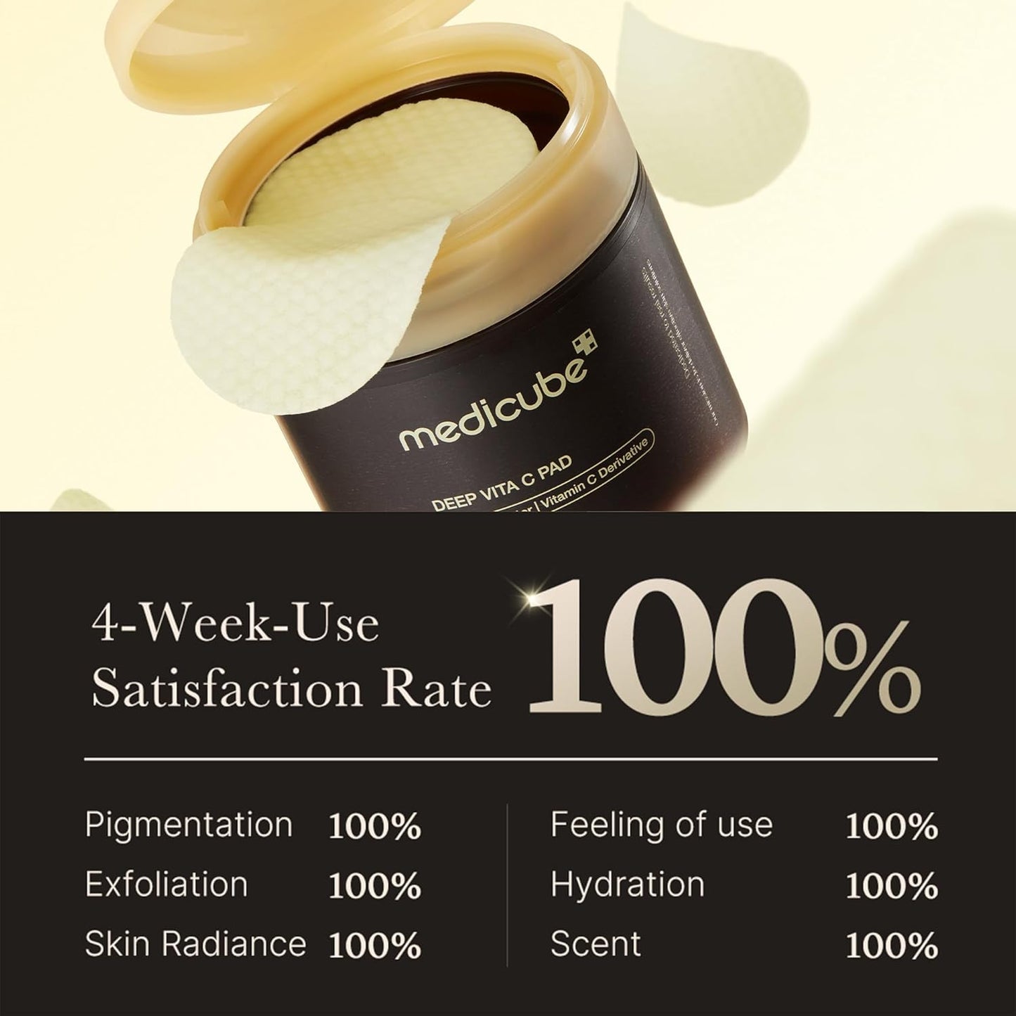 medicube Toner Pads Zero Pore Pad 2.0 | Dual-Textured Facial Pad for Exfoliation and Pore Care with 4.5% AHA Lactic Acid, 0.45% BHA Salicylic Acid | Ideal for All, Korean Skin Care, 70 Pads (1 Pack)