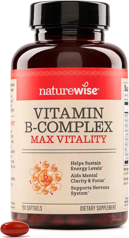 NatureWise Vitamin B Complex softgels bottle