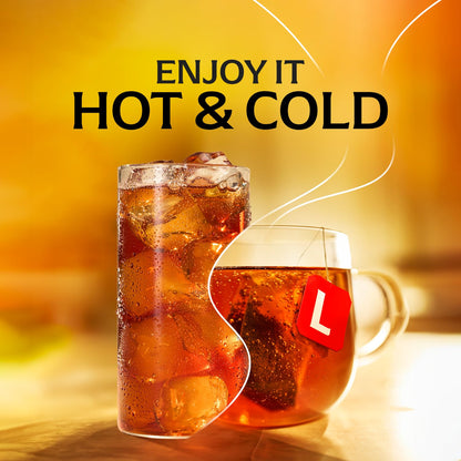 Lipton black tea bags for fresh brewed tea