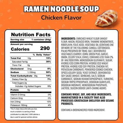 Instant Lunch chicken flavor ramen noodles