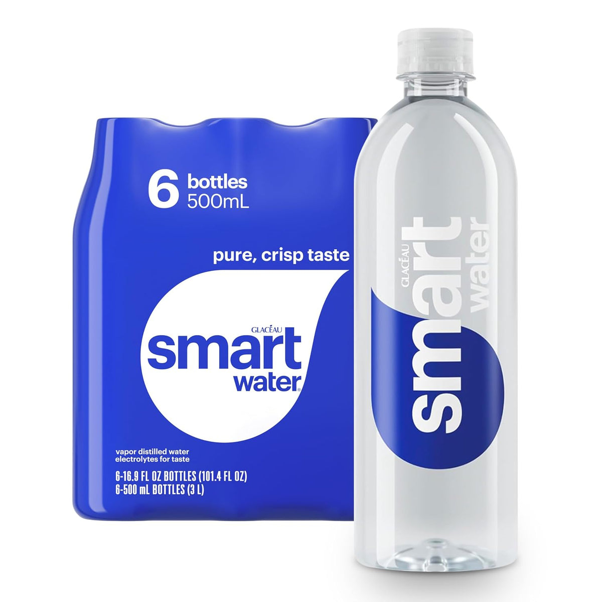 smartwater 16.9 fl oz bottled water pack