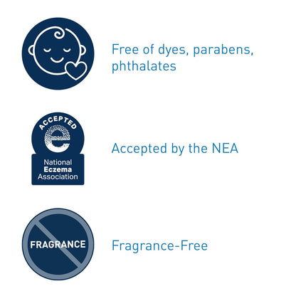 Fragrance-free CeraVe Baby shampoo and body wash