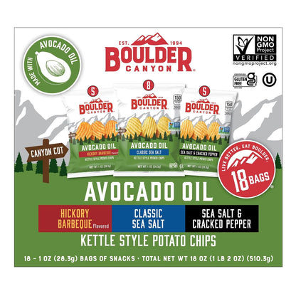 Boulder Canyon Spicy Green Chili and Sea Salt chips