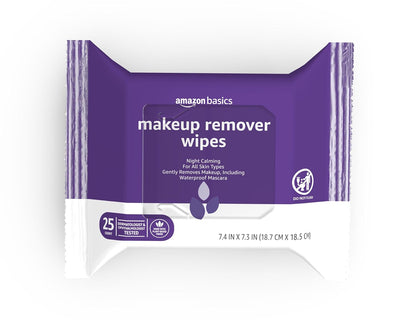 Alcohol-free gentle cleansing makeup wipes 25 count