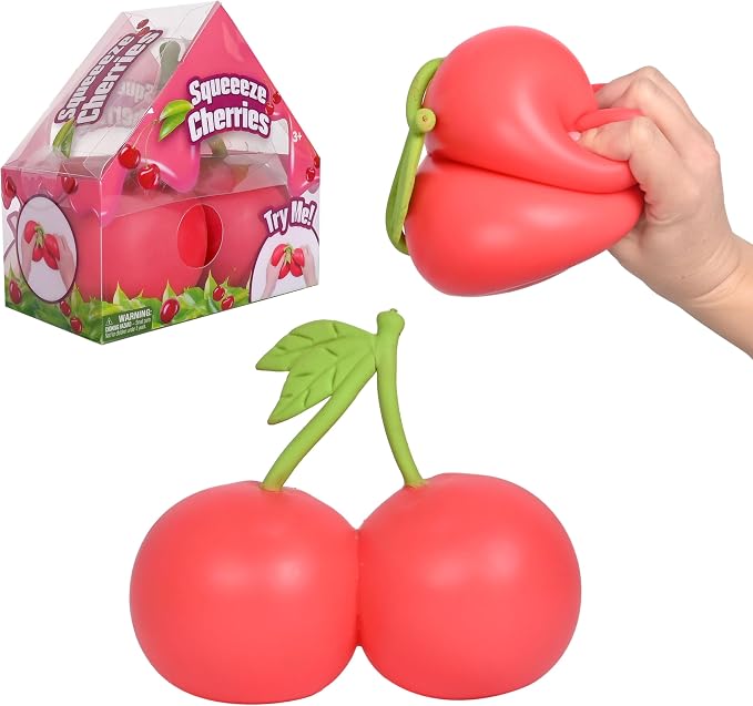 Sunny Days Entertainment squishy cherry stress toy