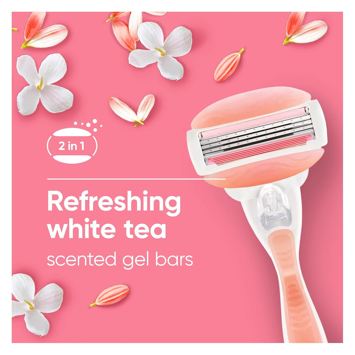 Gillette Venus women's cartridge razor with moisture bars