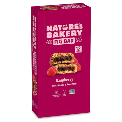 Raspberry whole wheat fig bars with real fruit