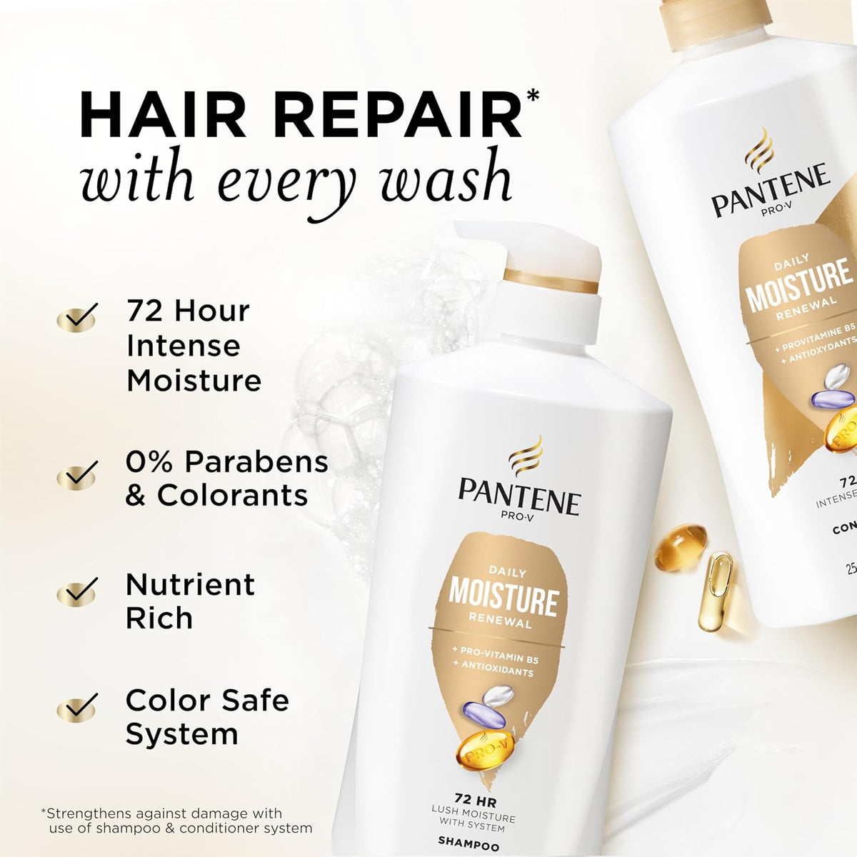 Pantene Daily Moisture Renewal set for color-treated hair