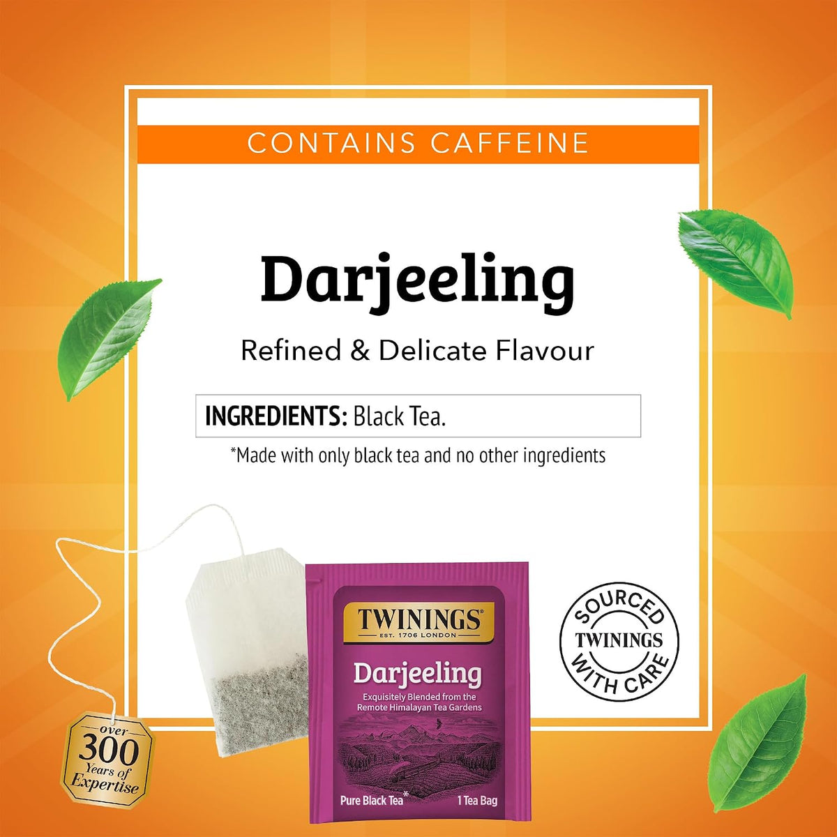 Darjeeling Himalayan black tea for hot or iced tea