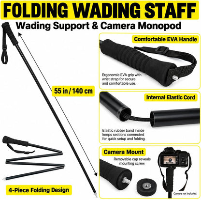 Aventik wading stick for stream crossings