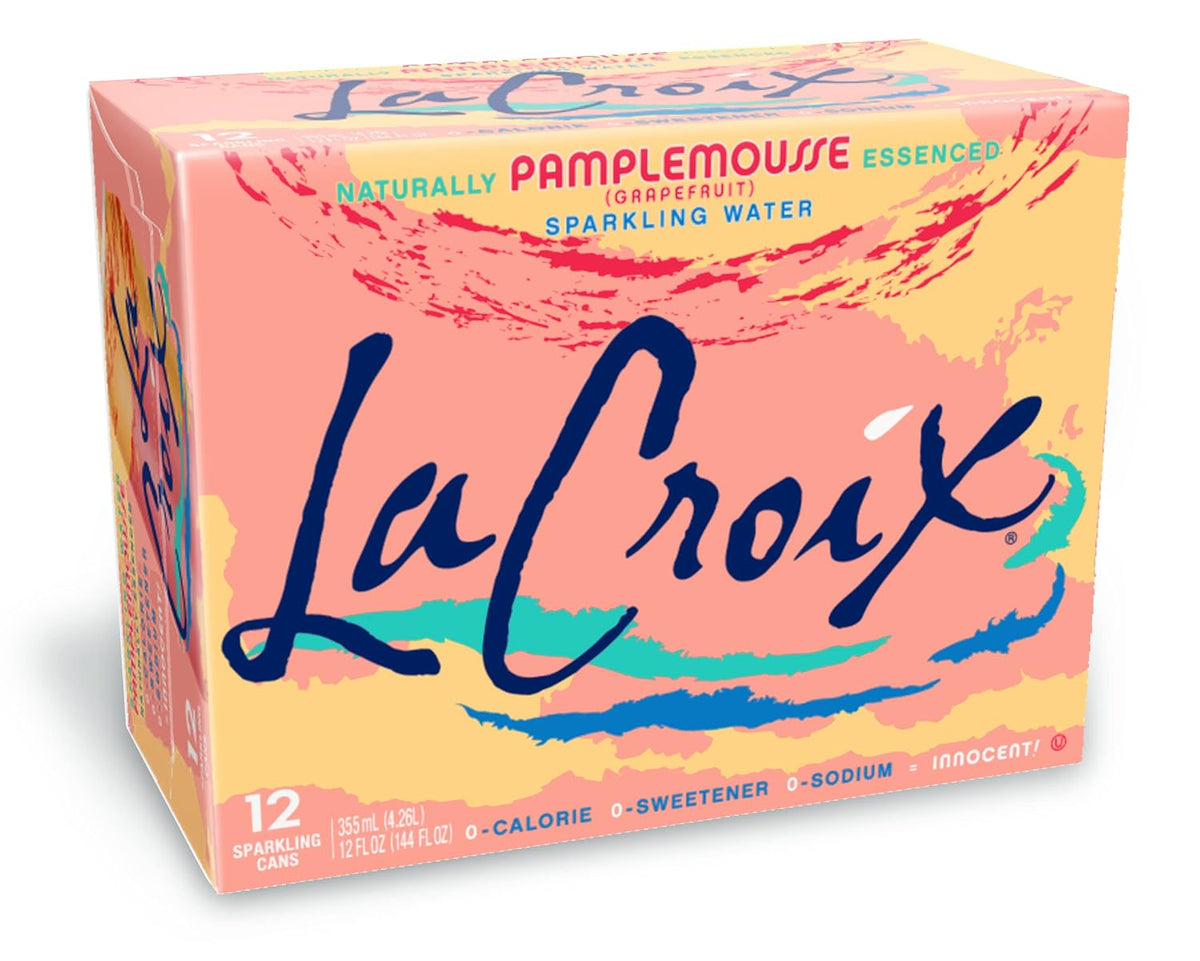 La Croix sparkling water grapefruit flavor packaging