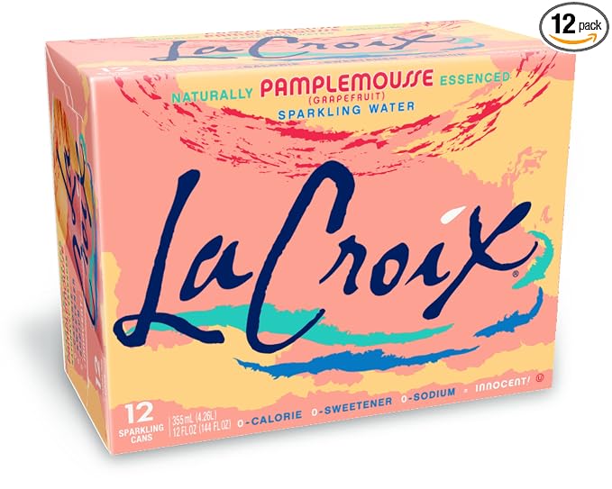 La Croix grapefruit sparkling water 12 pack