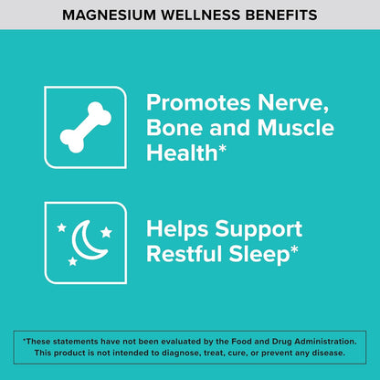 Qunol gluten-free magnesium glycinate tablets 90ct
