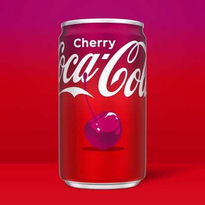 Coca-Cola Cherry mini cans for cold refreshment