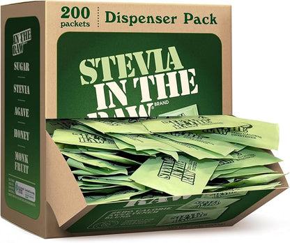 Stevia In The Raw sweetener packets 200 count box
