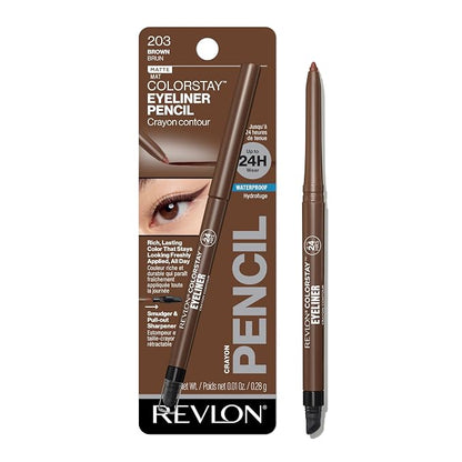 Revlon ColorStay waterproof eyeliner pencil in brown