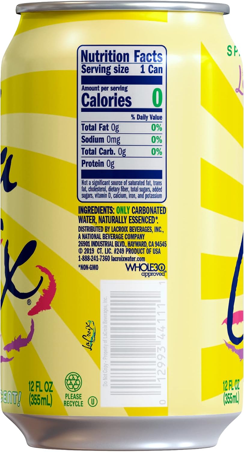 LimonCello La Croix carbonated water pack