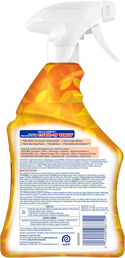 Multipurpose Bathroom Cleaner Spray for Showers and Sinks