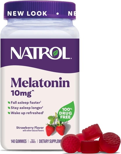 Natrol adult sleep support gummies strawberry flavor