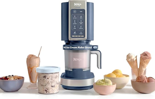Ninja Creami 7-in-1 ice cream maker in navy