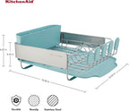 KitchenAid dish rack with removable flatware caddy
