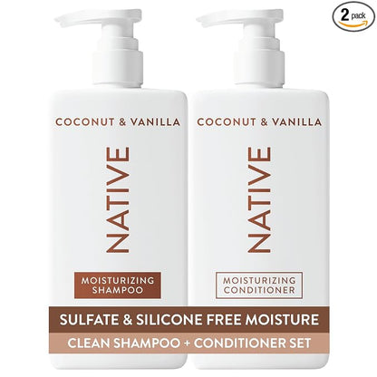 Native Coconut Vanilla shampoo and conditioner set