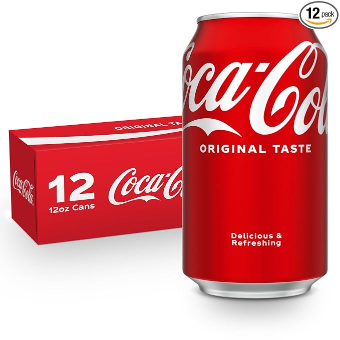 Coca-Cola soda soft drink fridge pack cans 12 pack