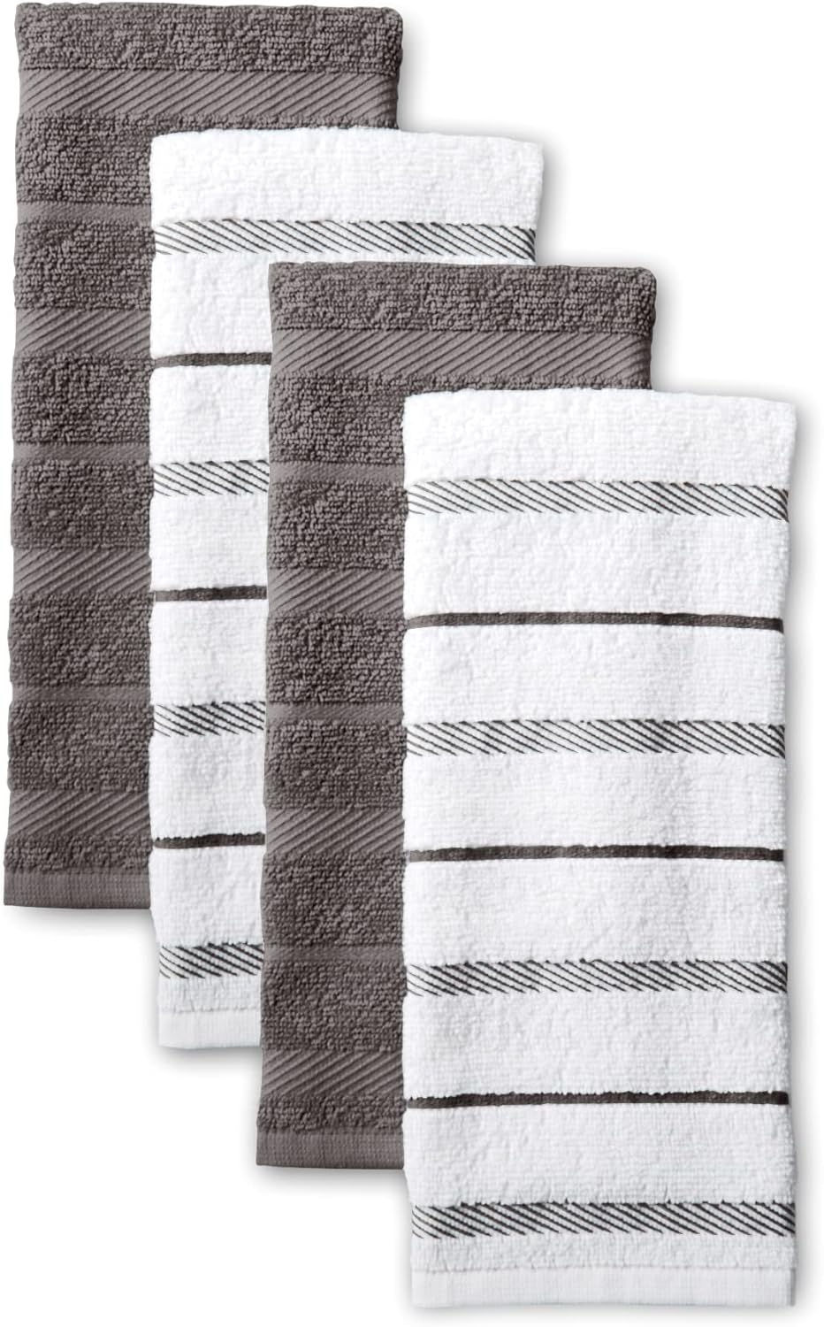 KitchenAid Albany solid and striped kitchen towels