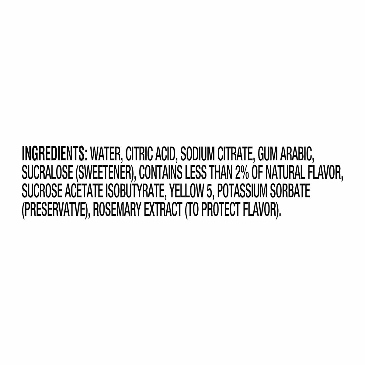 Portable Mio Lemonade liquid drink mix for water