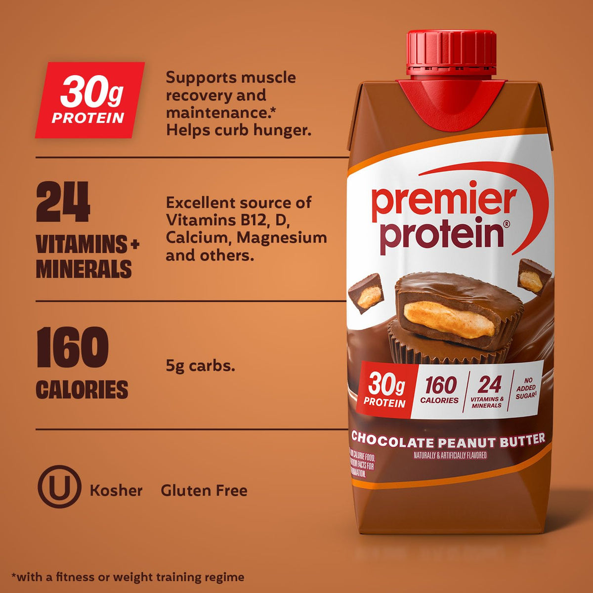Premier Protein 30g protein low sugar shake pack