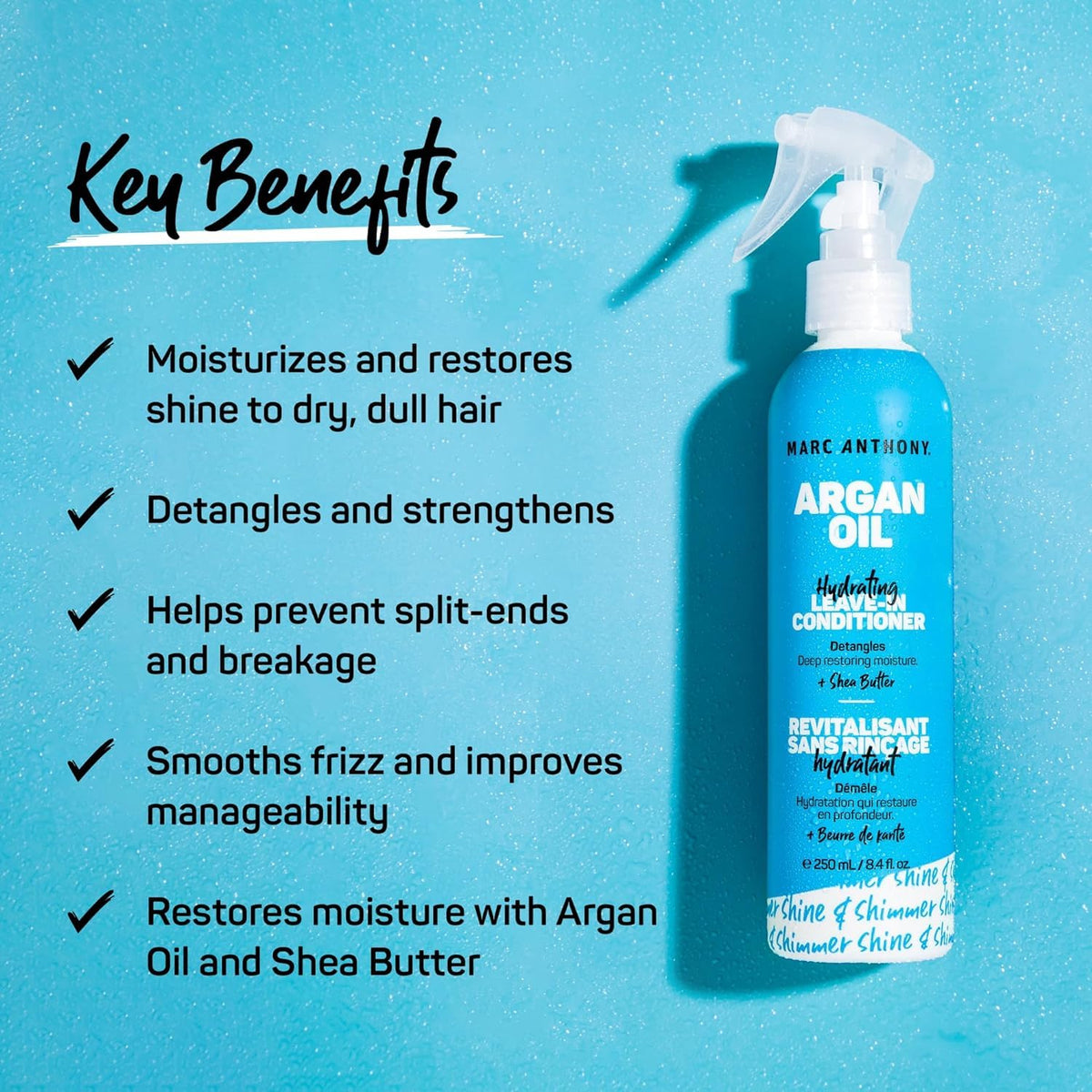 Keratin argan and shea butter hair conditioner