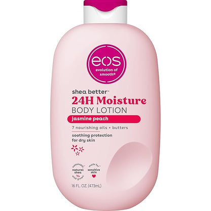 eos Jasmine Peach Shea Better body lotion 16 fl oz bottle